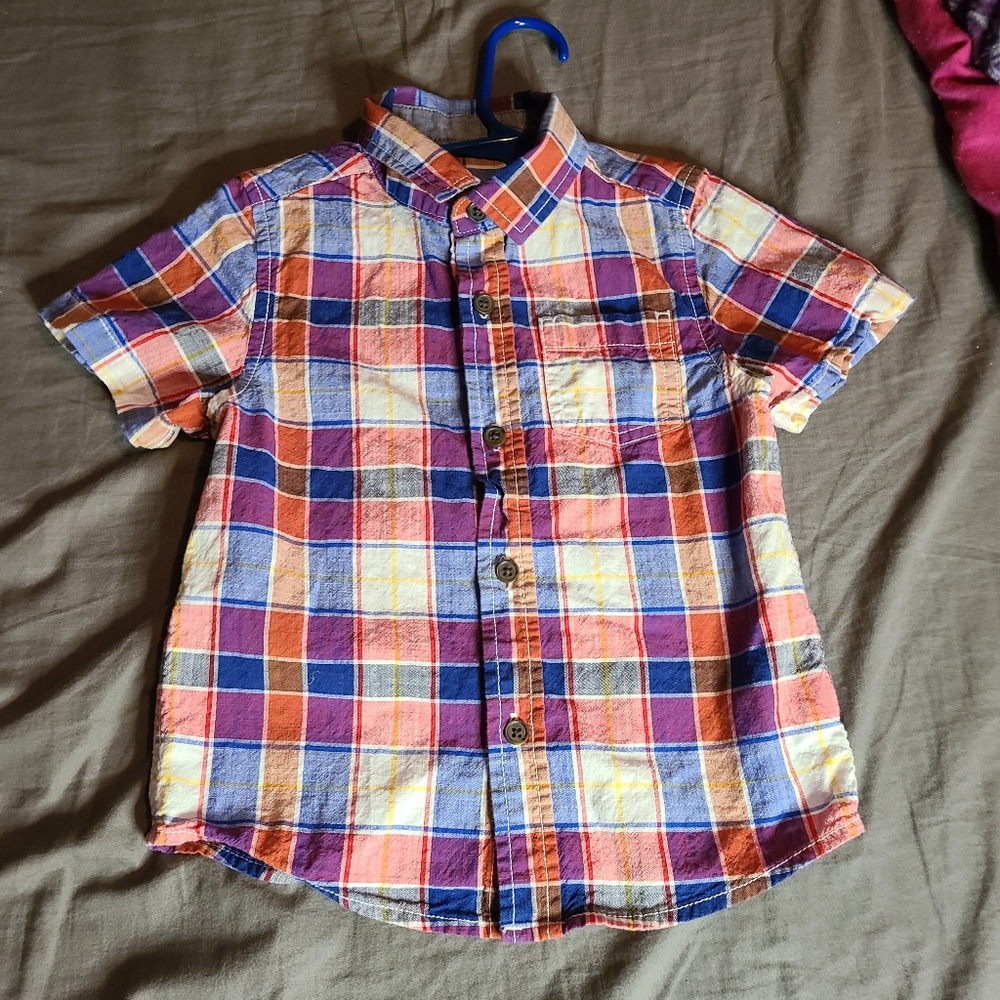 4t Boys Button Down